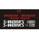 SPECIALIZED S-WORKS FSR naklejki zastępcze na rower damski, męski, gravel, górski, mtb, szosowy, trekkingowy - YESS Naklejki