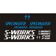 SPECIALIZED S-WORKS FSR naklejki zastępcze na rower damski, męski, gravel, górski, mtb, szosowy, trekkingowy - YESS Naklejki