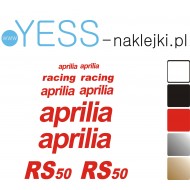 Aprilia RS50 naklejki tuningowe na motocykl  YESS Naklejki