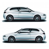 ALFA ROMEO 147 159 Ducati Corse  Naklejki Pasy boczne na Samochód Tuning   YESS Naklejki