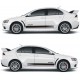 MITSUBISHI Uniwersalne Naklejki Pasy Boczne 180cm Tuning Samochód YESS Naklejki