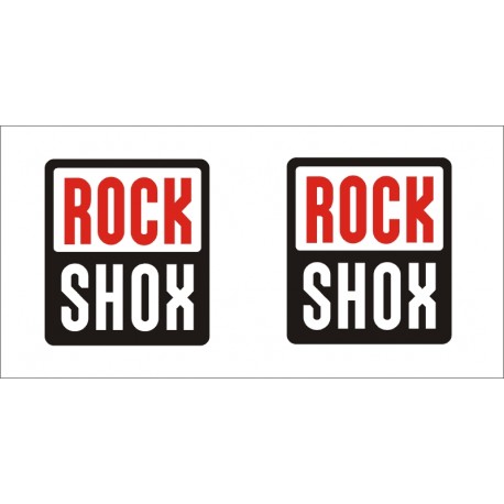 ROCK SHOX  naklejki na amortyzator widelec - YESS Naklejki