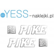PIKE ROCK SHOX naklejki zamienniki na amortyzator widelec  YESS Naklejki