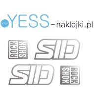 SID ROCK SHOX naklejki zamienniki na amortyzator widelec  YESS Naklejki