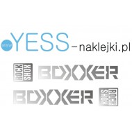 BOXXER ROCK SHOX naklejki zamienniki na amortyzator widelec  YESS Naklejki