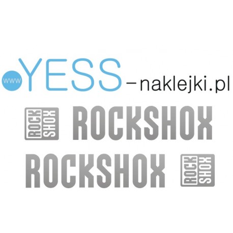 ROCK SHOX naklejki na amortyzator widelec YESS Naklejki