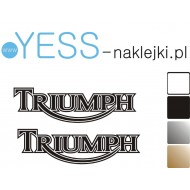 TRIUMPH Naklejka na bak  motocykl  YESS Naklejki