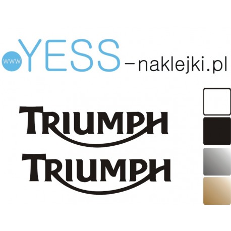 TRIUMPH Naklejka na bak  motocykl  YESS Naklejki