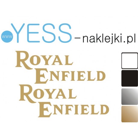 ROYAL ENFIEL Naklejka na bak  motocykl  YESS Naklejki