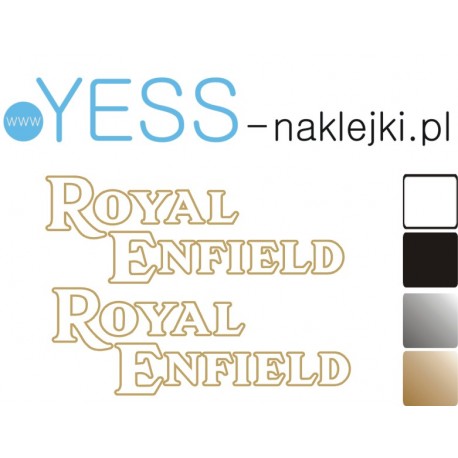 ROYAL ENFIEL Naklejka na bak  motocykl  YESS Naklejki