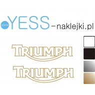TRIUMPH Naklejka na bak  motocykl  YESS Naklejki