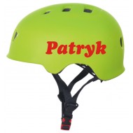 Twoja Naklejka Imię Dziecka Naklejki Imienne na kask rower hulajnoge YESS Naklejki