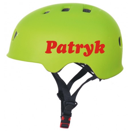 Twoja Naklejka Imię Dziecka Naklejki Imienne na kask rower hulajnoge YESS Naklejki