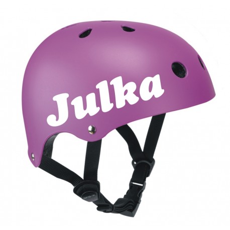Twoja Naklejka Imię Dziecka Naklejki Imienne na kask rower hulajnoge YESS Naklejki