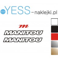 MANITOU naklejki na amortyzator widelec  YESS Naklejki