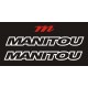 MANITOU naklejki na amortyzator widelec  YESS Naklejki