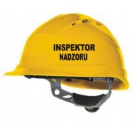 INSPEKTOR NADZORU Naklejka na kask hełm ochronny  YESS Naklejki