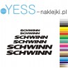 SCHWINN naklejki zastępcze na rower damski, męski, gravel, górski, mtb, szosowy, trekkingowy, miejski - YESS Naklejki