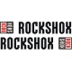 ROCK SHOX  naklejki na amortyzator , ROCKSHOX  naklejki na  widelec - YESS Naklejki