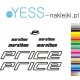PRICE MARATHON naklejki zastępcze na rower damski, rower męski, gravel, górski, mtb, szosowy, trekkingowy, miejski  YESS Naklejk