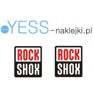 ROCK SHOX  naklejki na amortyzator widelec - YESS Naklejki