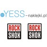 ROCK SHOX  naklejki na amortyzator widelec