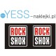 ROCK SHOX  naklejki na amortyzator widelec - YESS Naklejki
