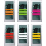 Pasy kolorowa folia samoprzylepna naklejki na szybę, drzwi, okno  YESS Naklejki