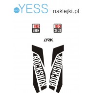  LYRIK ROCK SHOX naklejki zamienniki na amortyzator widelec  YESS Naklejki