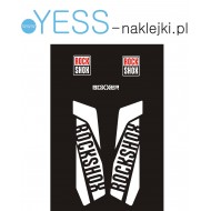 BOXXER ROCK SHOX naklejki  zastępcze na amortyzator widelec  YESS Naklejki