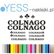 COLNAGO  naklejki zastępcze na rower damski, męski, gravel, górski, mtb, szosowy, trekkingowy, miejski - YESS Naklejki