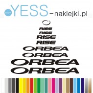 ORBEA RISE naklejki zastępcze na rower damski, rower męski, gravel, górski, mtb, szosowy, trekkingowy, miejski - YESS Naklejki