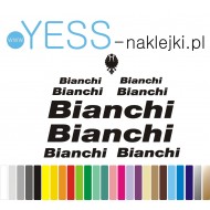 BIANCHI naklejki zastępcze na rower damski, męski, gravel, górski, mtb, szosowy, trekkingowy, miejski - YESS Naklejki