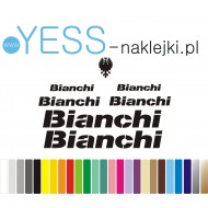 BIANCHI naklejki zastępcze na rower damski, męski, gravel, górski, mtb, szosowy, trekkingowy, miejski - YESS Naklejki