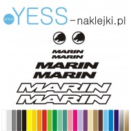 MARIN naklejki zastępcze na rower damski, męski, gravel, górski, mtb, szosowy, trekkingowy, miejski - YESS Naklejki