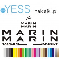 MARIN naklejki zastępcze na rower damski, męski, gravel, górski, mtb, szosowy, trekkingowy, miejski - YESS Naklejki