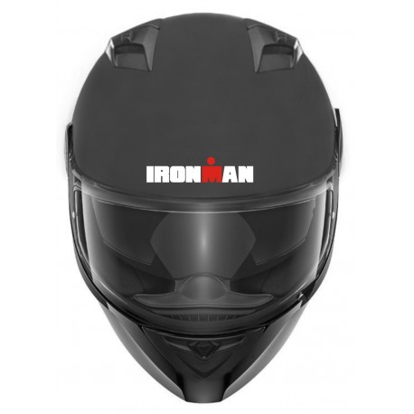 IRONMAN  naklejka tuningowa na kask motocykl rower   - YESS Naklejki