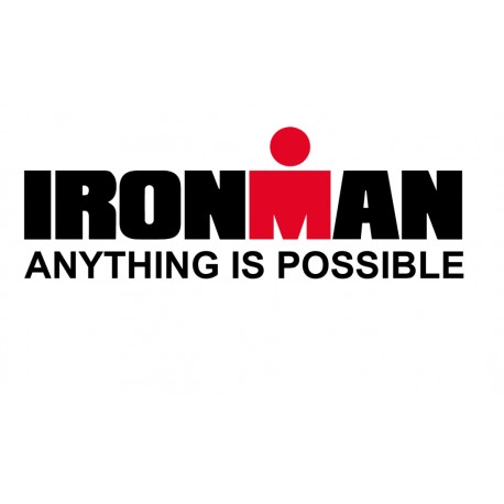 IRONMAN ANTHING IS POSSIBLE naklejka tuningowa na kask motocykl rower  samochód - YESS Naklejki