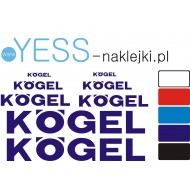  KOGEL  zestaw naklejka naczepa tir wywrotka  YESS Naklejki