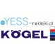  KOGEL naklejka naczepa tir wywrotka  YESS Naklejki