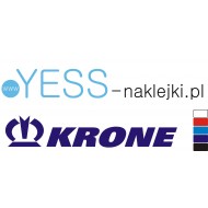 KRONE naklejka naczepa  przyczepa tir wywrotka  YESS Naklejki