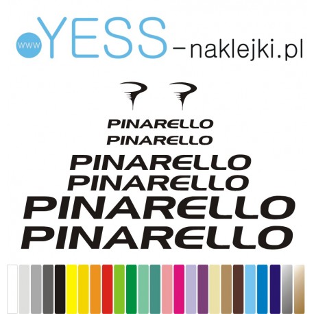 PINARELLO naklejki zastępcze na rower damski, rower męski, gravel, górski, mtb, szosowy, trekkingowy, miejski - YESS Naklejki