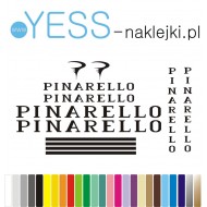 PINARELLO naklejki zastępcze na rower damski, rower męski, gravel, górski, mtb, szosowy, trekkingowy, miejski - YESS Naklejki
