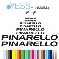 PINARELLO naklejki zastępcze na rower damski, rower męski, gravel, górski, mtb, szosowy, trekkingowy, miejski - YESS Naklejki