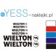 WIELTON zestaw naklejka przyczepa naczepa tir wywrotka  YESS Naklejki