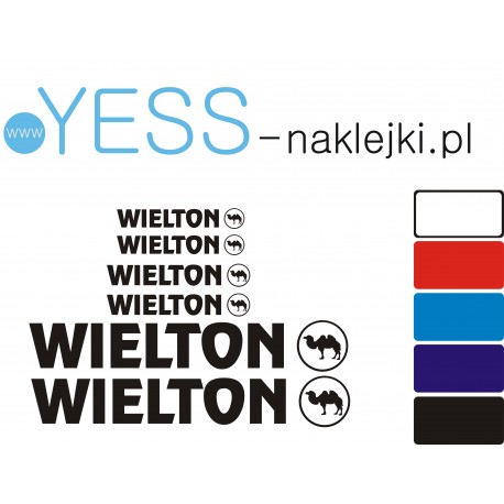 WIELTON zestaw naklejka przyczepa naczepa tir wywrotka  YESS Naklejki