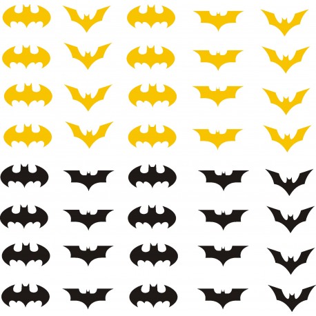 Nietoperze Batman Marvel naklejki na kask na rower dziecięcy dla chłopca - YESS Naklejki