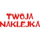 Twoja Naklejka Imię Ksywa Dowolny Napis naklejki na kask rower motocykl YESS Naklejki