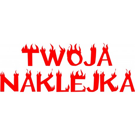 Twoja Naklejka Imię Ksywa Dowolny Napis naklejki na kask rower motocykl YESS Naklejki