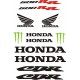 HONDA CBR CB  600RR naklejki tuningowe na motocykl YESS Naklejki